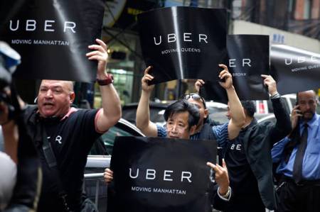 NYC Taxis Regulating Uber
